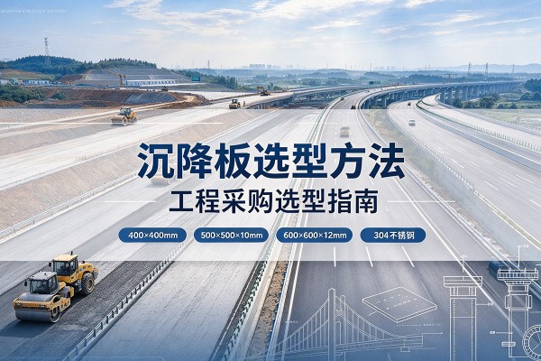 孟连沉降板选择方法