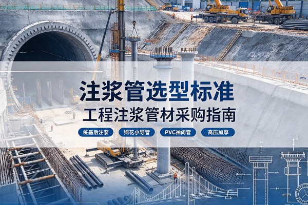孟连注浆管选型标准