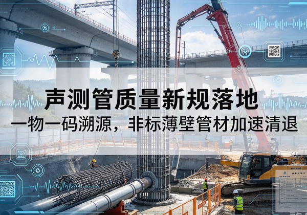 孟连声测管质量新规落地，一物一码溯源，非标薄壁管材加速清退