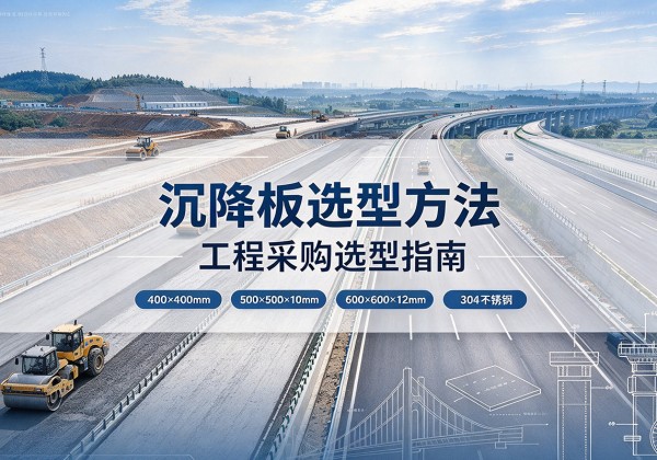 孟连沉降板选择方法